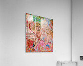 Yumi Sugai. Angel and moon goddess.  Acrylic Print