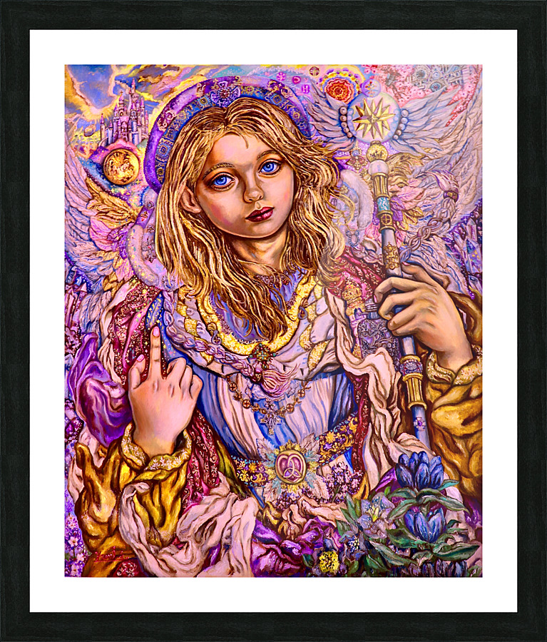 Yumi Sugai.Healing Archangel Raphael. Picture Frame print