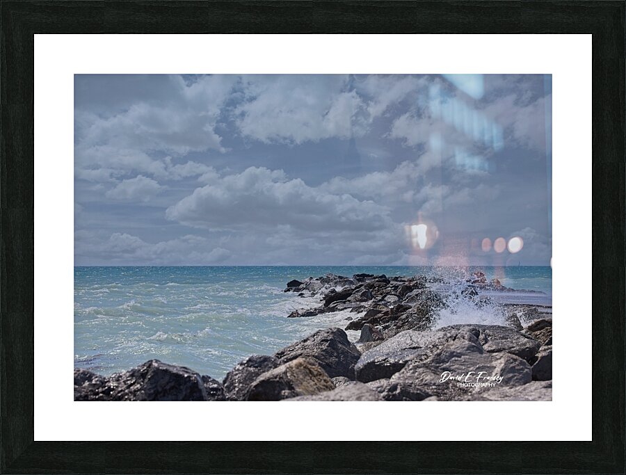 IMG 0053JettyWaves Picture Frame print