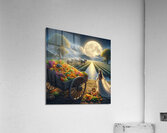 Moonlit Harvest Elegance Acrylic Print