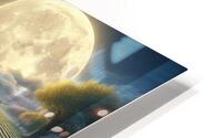 Moonlit Harvest Elegance HD Metal print