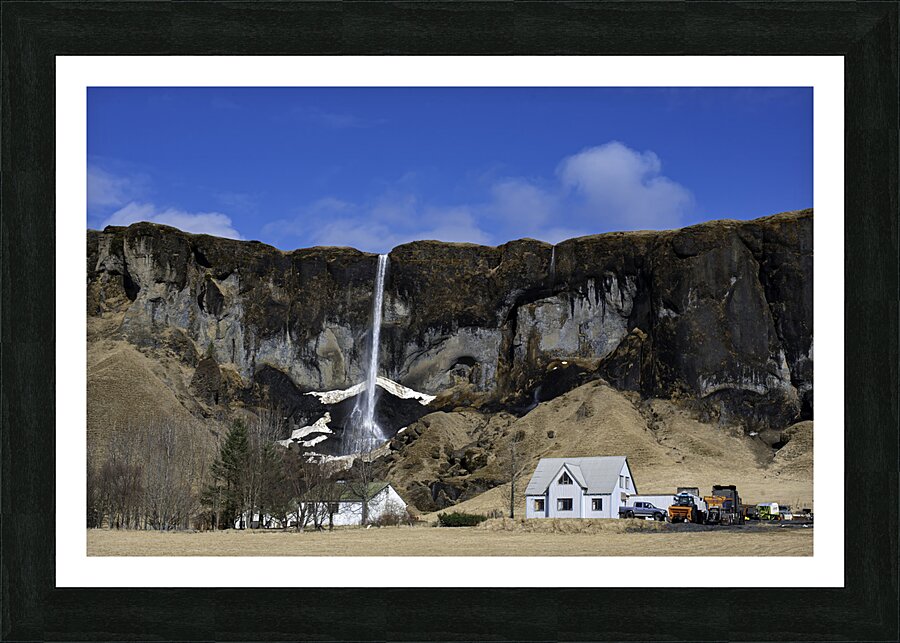 Waterfall Iceland Picture Frame print