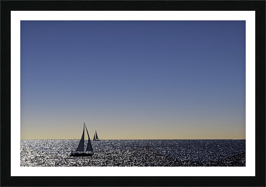 Sails against the Sun Picture Frame print