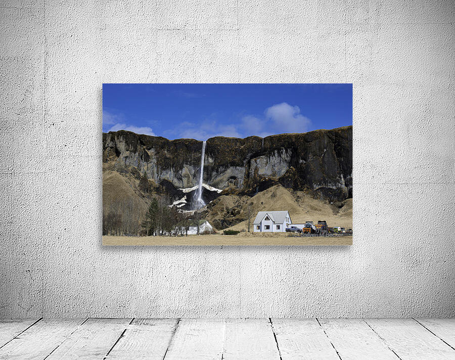 Waterfall Iceland Wall Preview