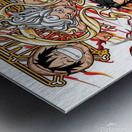 one piece Metal print