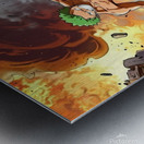 one piece Metal print