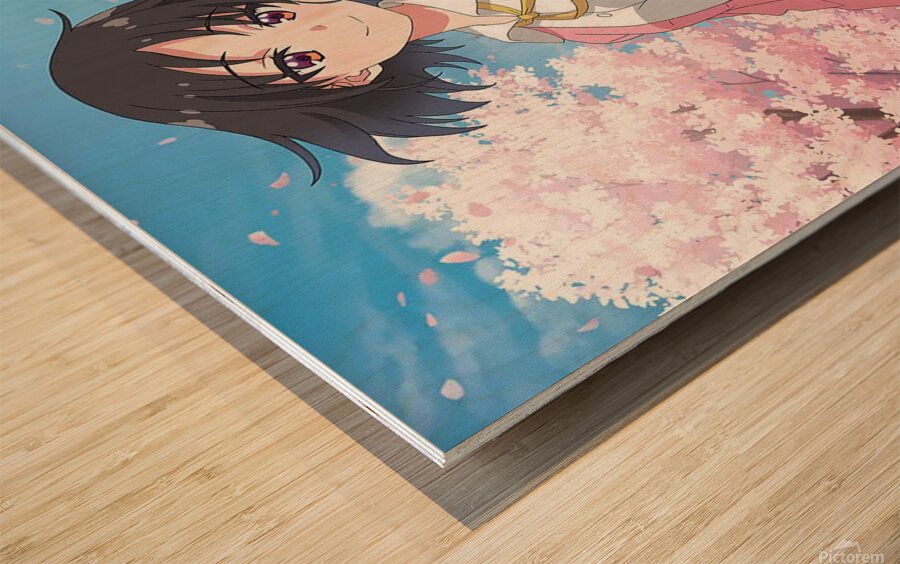 classroom of the elite Wood print