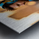 Lionel Messi skiboard Metal print