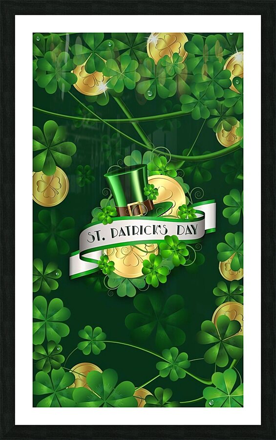 St. Patricks Day  Picture Frame print