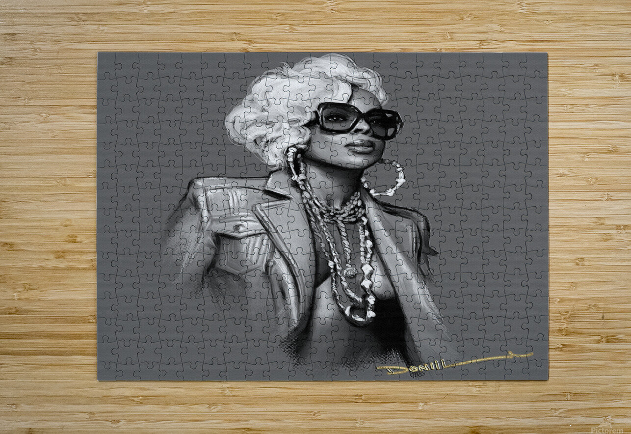 Mary J Blige painting by Lilly Newton Store Wall Art