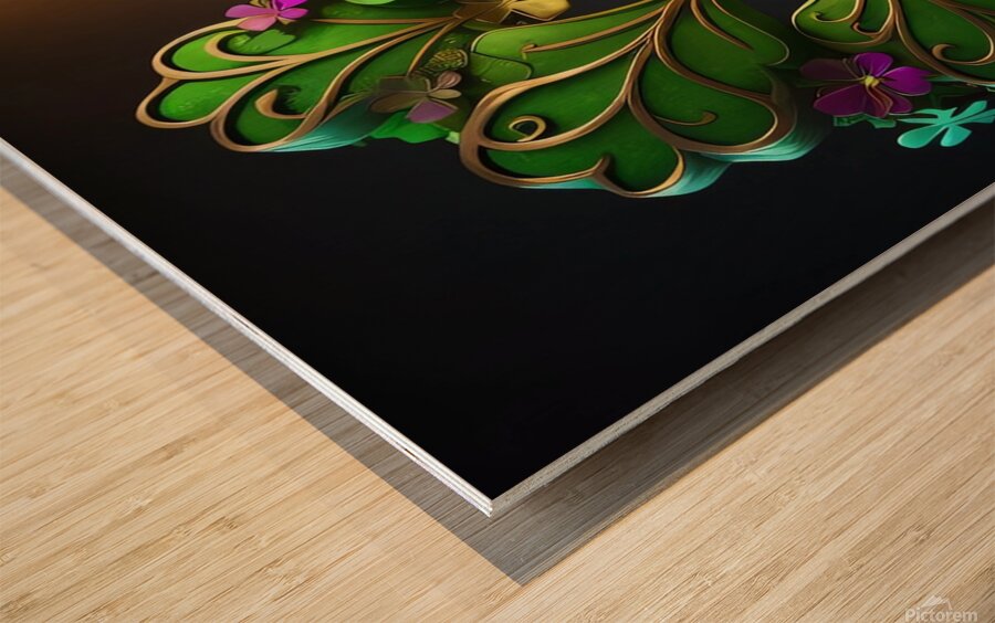 St. Patricks Day  Wood print