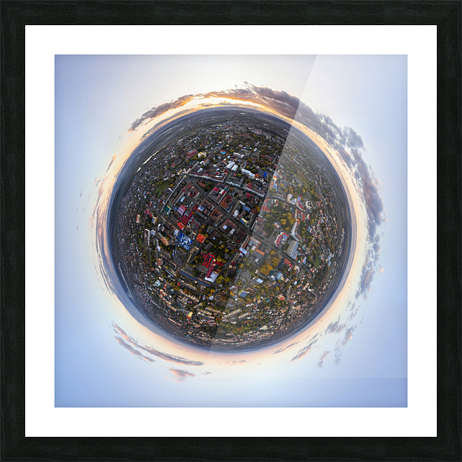 Smalltown Sunset Picture Frame print