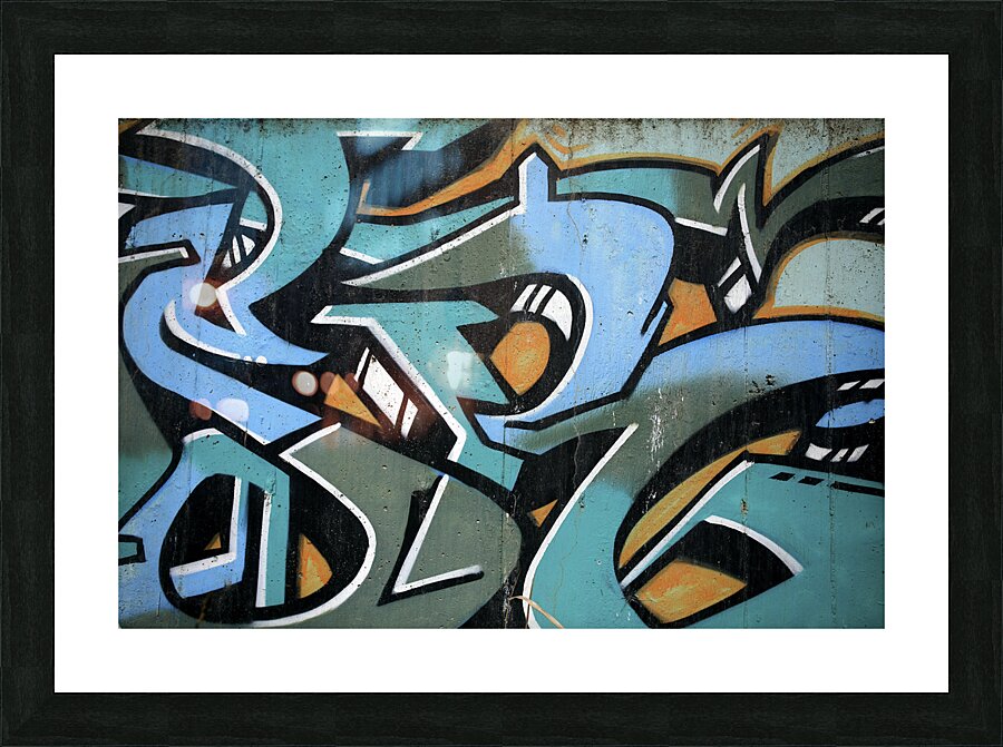 Street Art Picture Frame print