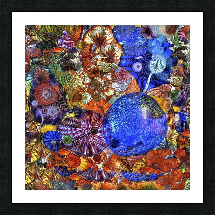 Colour Burst Picture Frame print