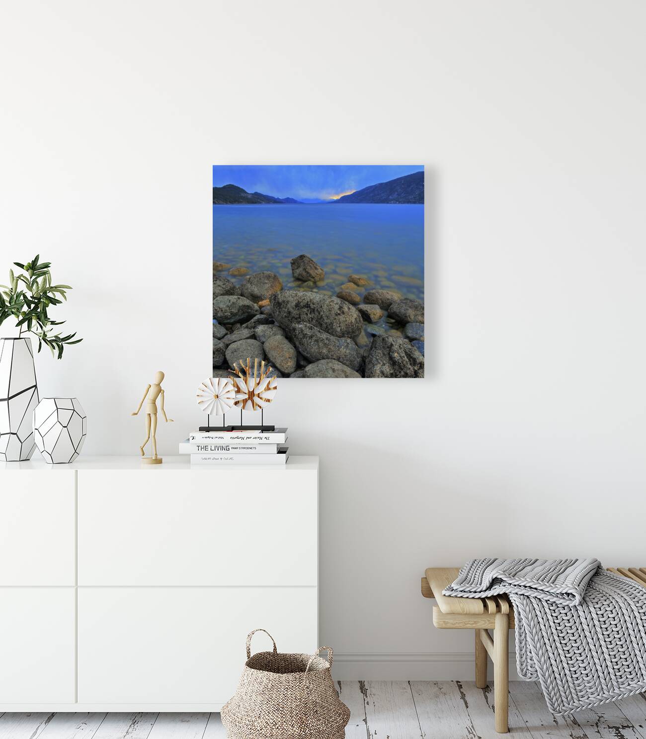 Okanagan Lake Evening Reproduction