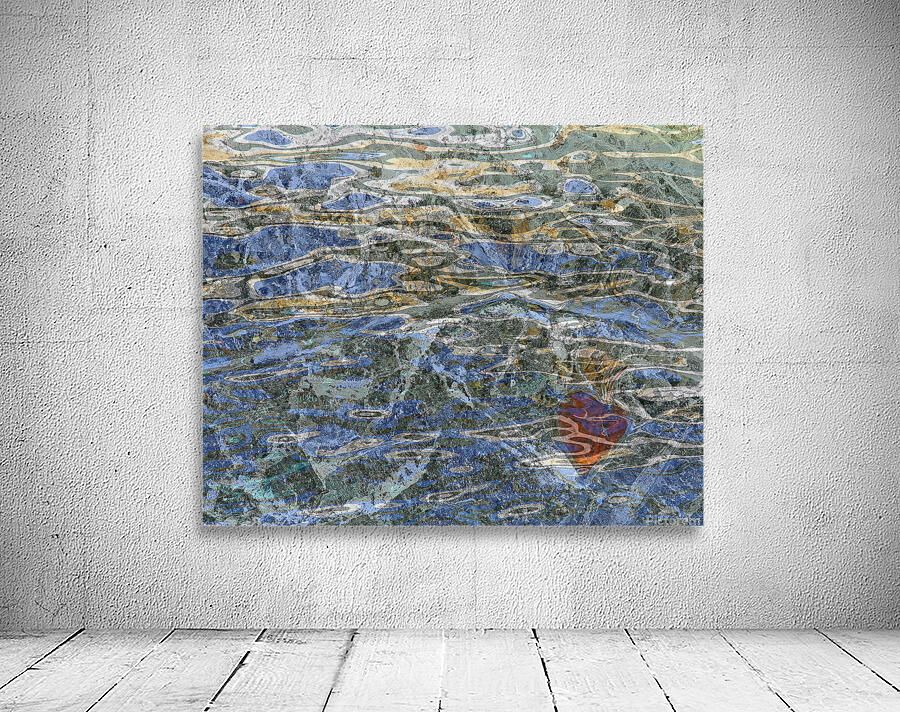 Blue Abstract Wall Preview