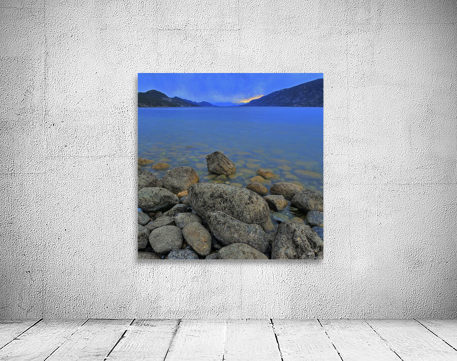 Okanagan Lake Evening Wall Preview