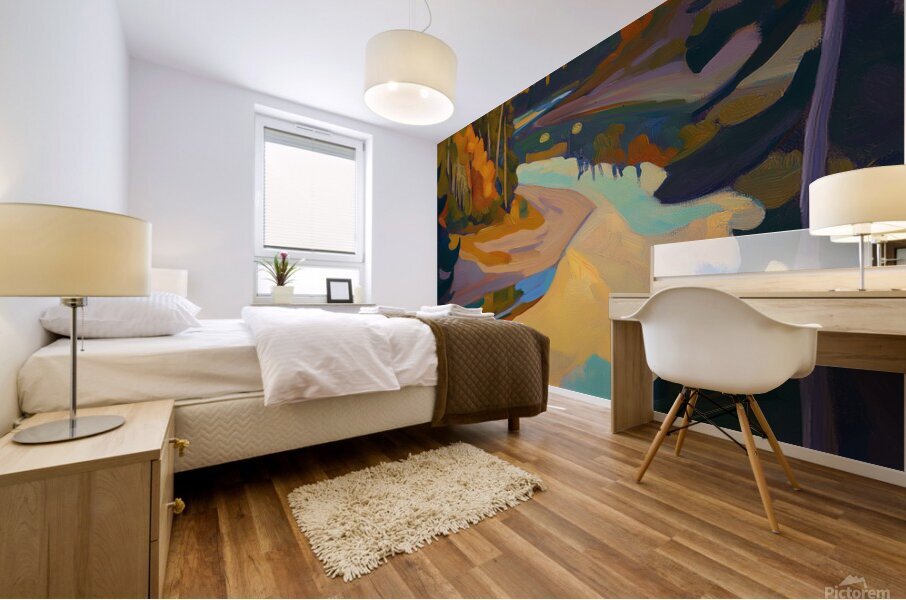 Big Bend Lookout Mural print