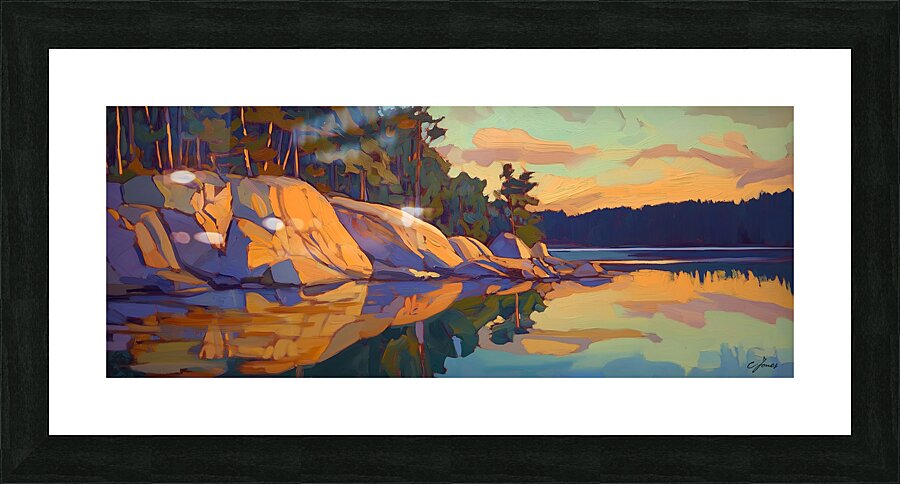 Dawn Sky Picture Frame print