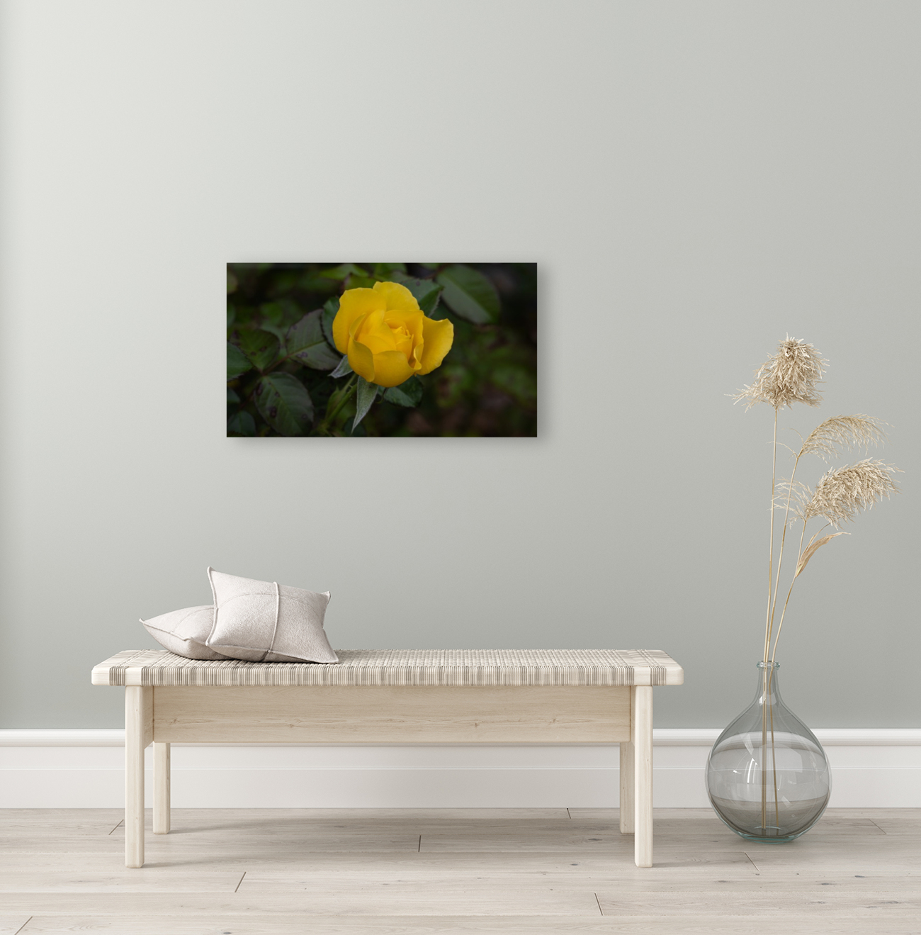 Yellow Rose opened Reproduction