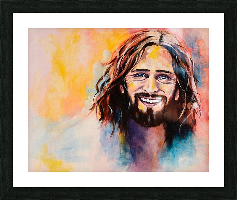 He is Love Picture Frame print