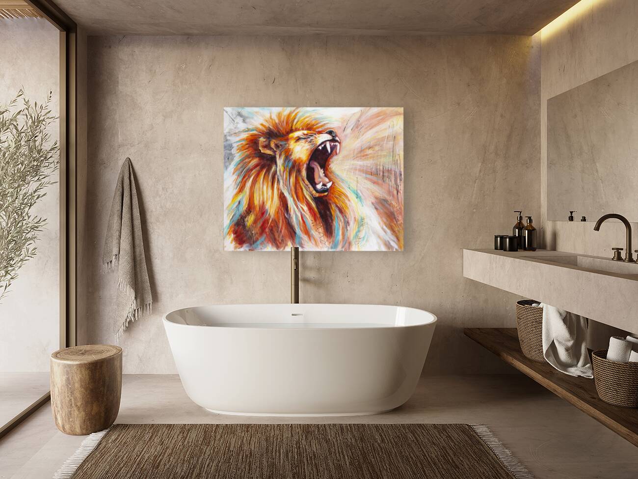 He Roars  Reproduction