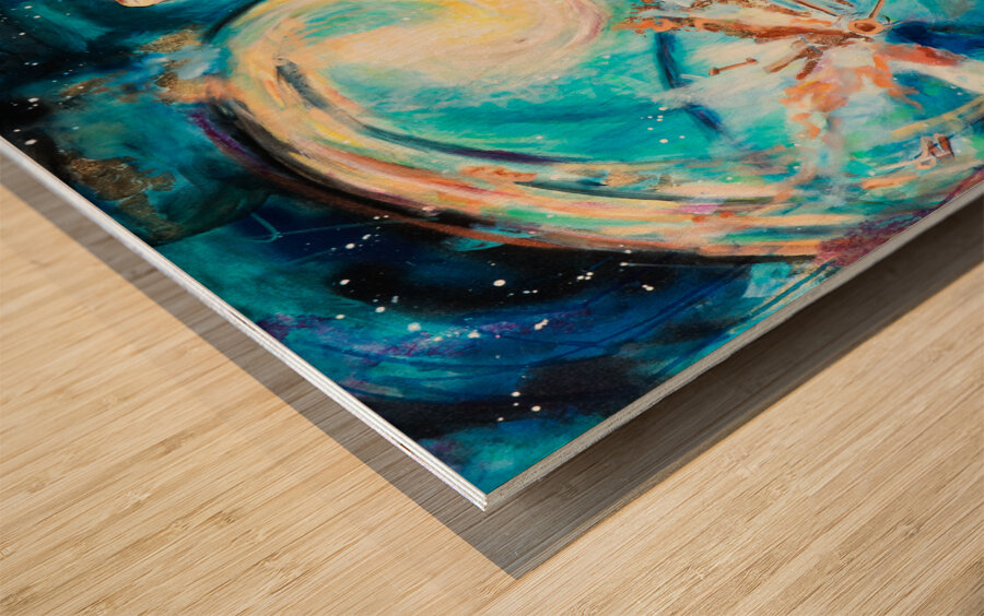 Quantum Shift Wood print