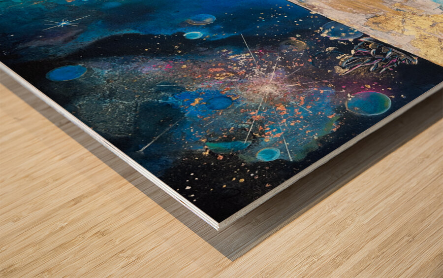 Head in the Clouds Wood print