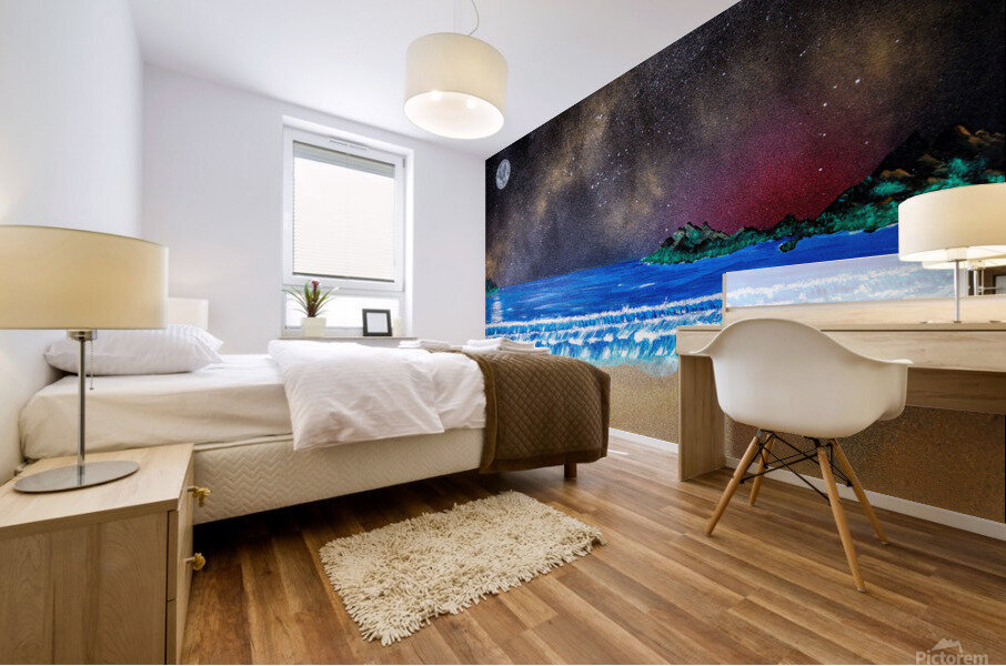 First moonrise Impression murale