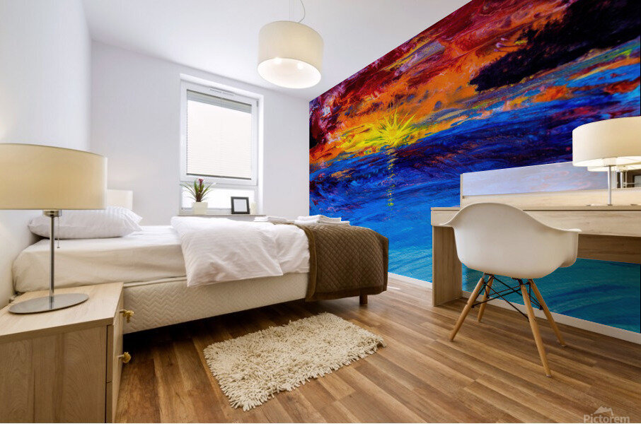 Morning Glory Mural print