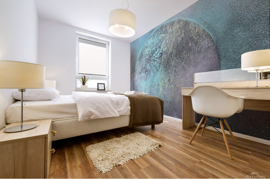 Home planet Mural print