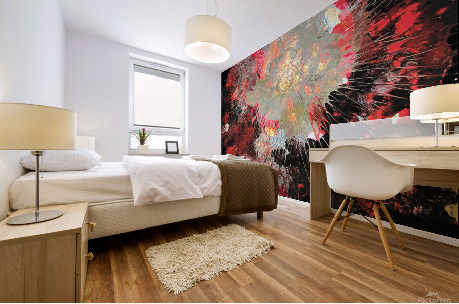 Fiery Landscape  Mural print