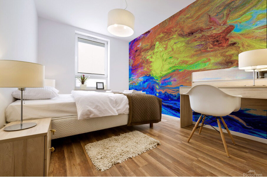 Bright morning star Mural print