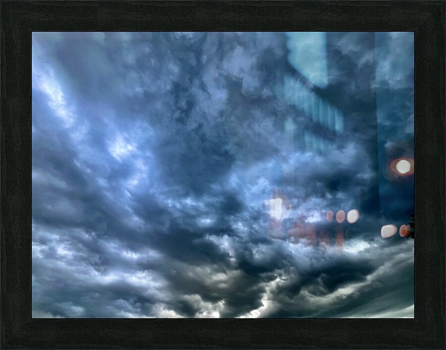 Darkening Day Picture Frame print