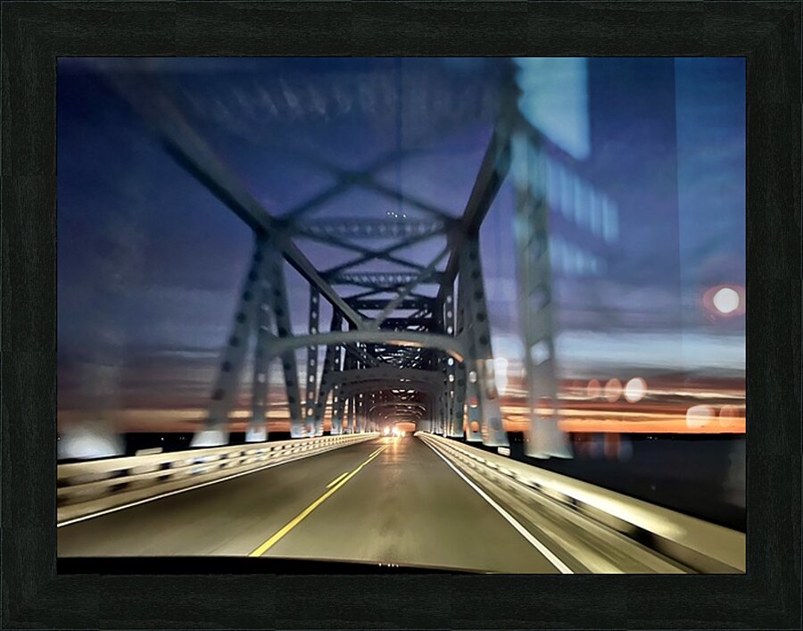 Bridge over troubled waters Picture Frame print