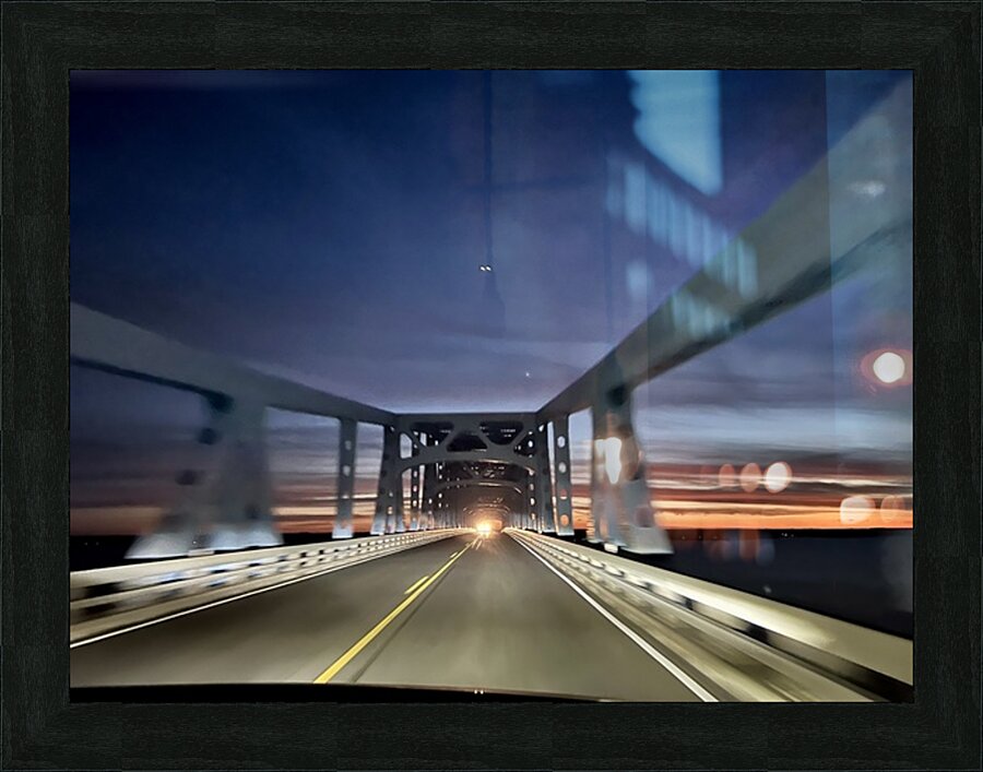 The future is bright Picture Frame print