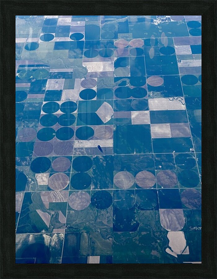Crop circles Picture Frame print