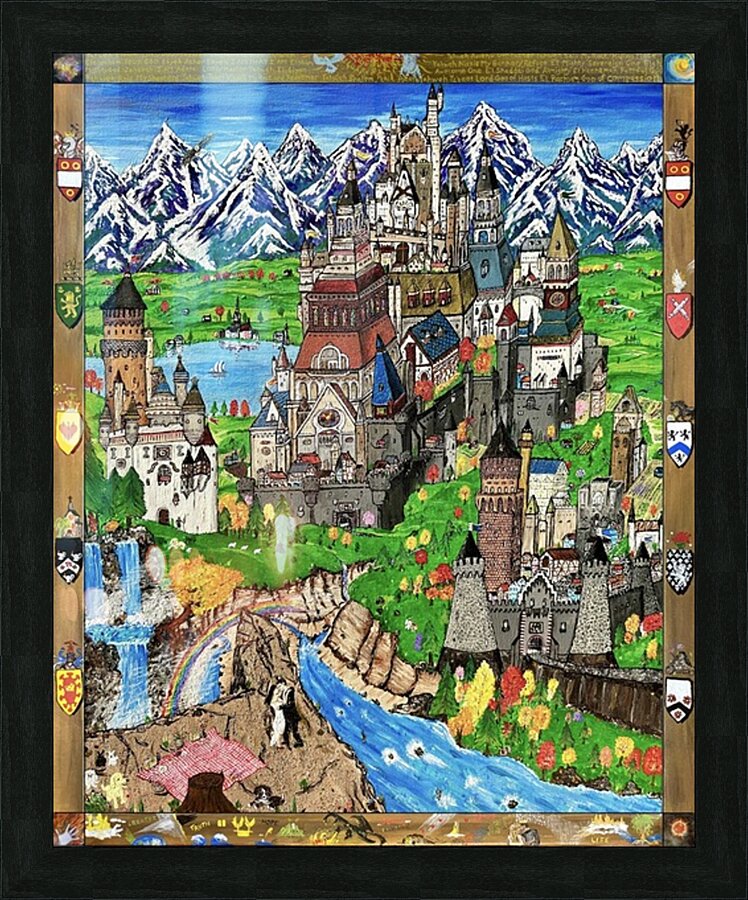 * The unseen realm * Picture Frame print