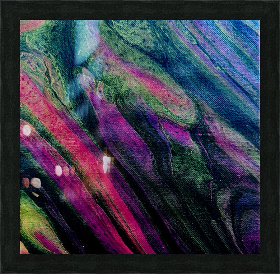 Amethyst Veins  Picture Frame print
