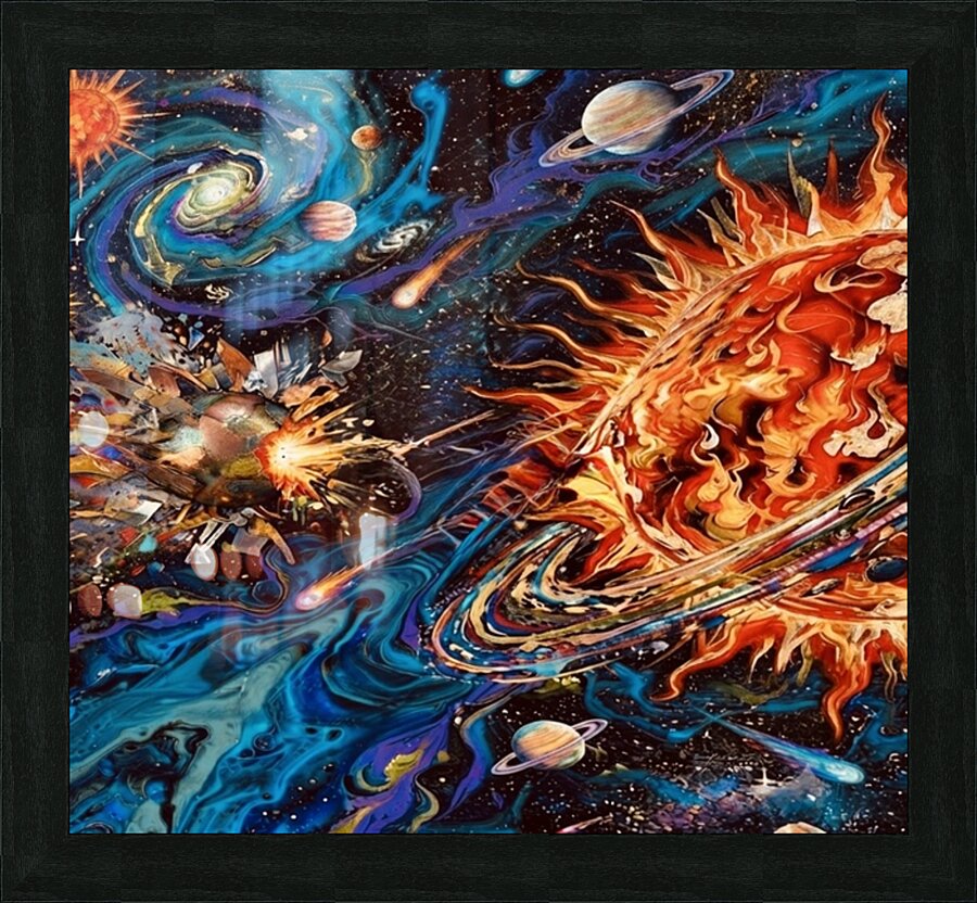 Cosmic Consumption  Picture Frame Printing