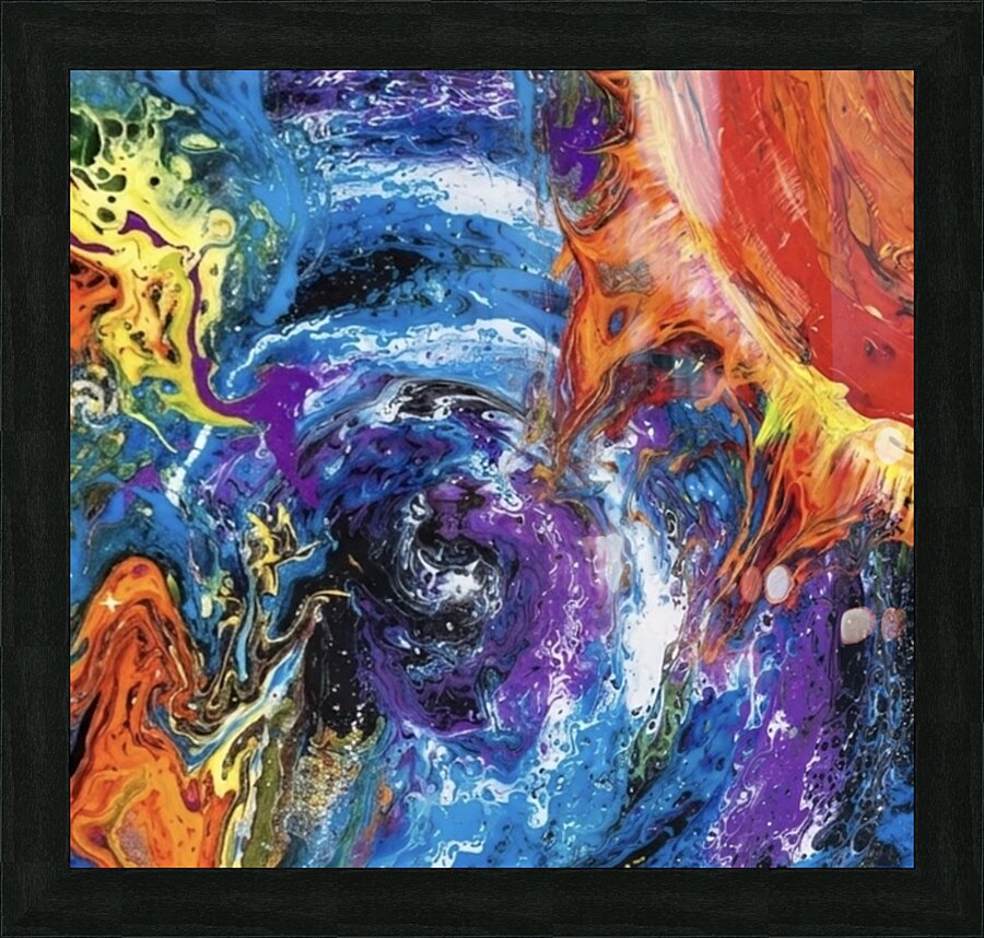 Cosmic Vibrance Picture Frame print
