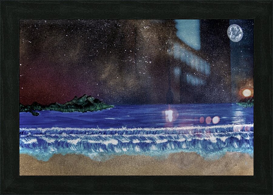 Milky way Picture Frame print