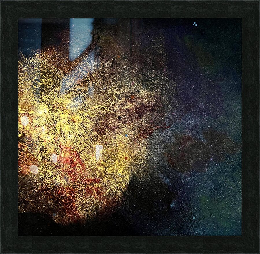 Light and Darkness Picture Frame print