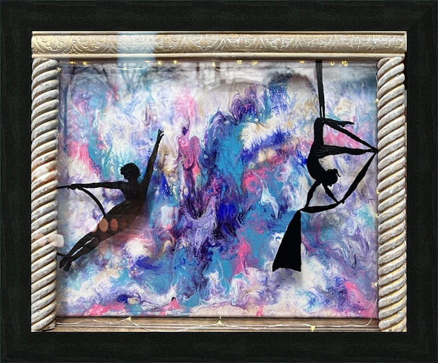 Aerial dance Picture Frame print