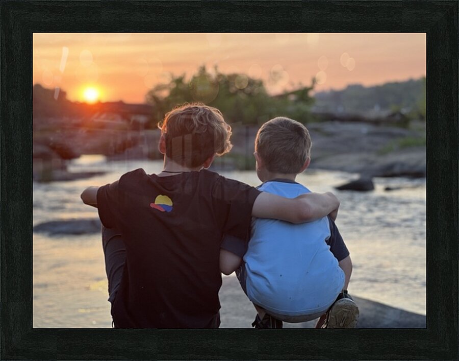 Brotherly Love Picture Frame print