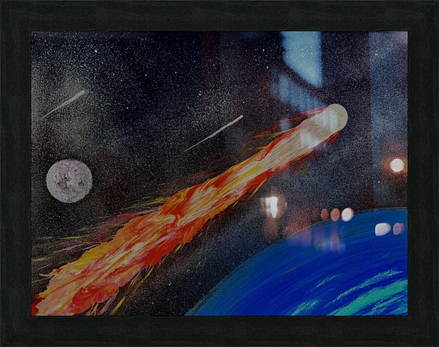 Meteor Madness Picture Frame print