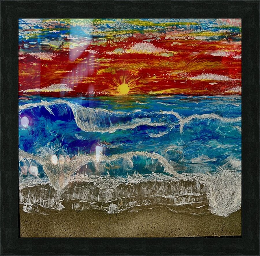 San Diego Sunset Picture Frame print