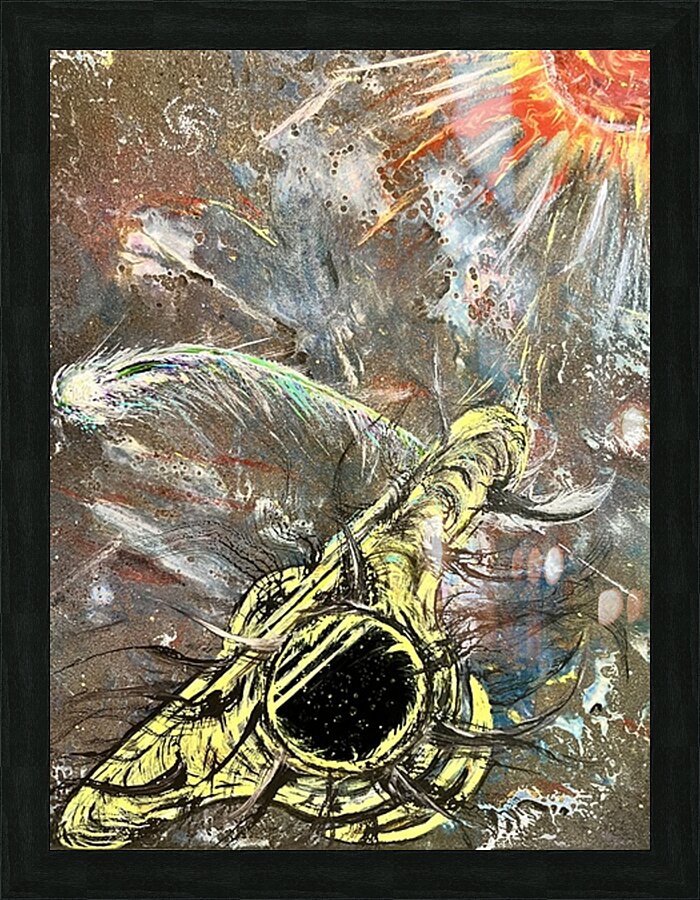 The vacuum’s vacuum  Picture Frame print