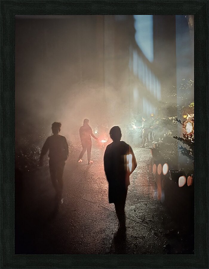 Dark of night Picture Frame print