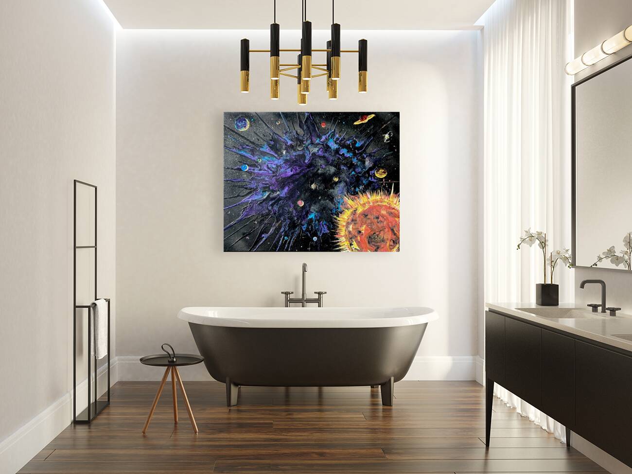explosion cosmica Reproduction
